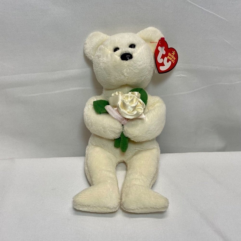 Ty Beanie Babies Original Dear One Bear 2005 Retired Mothers Day Hallmark Gold C